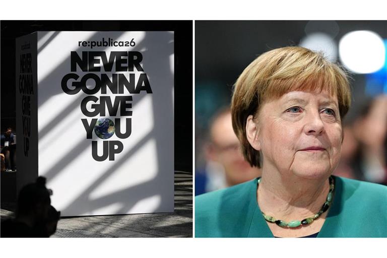 Auch Angela Merkel (Archivbild) ist bei der Digitalkonferenz zu Gast.