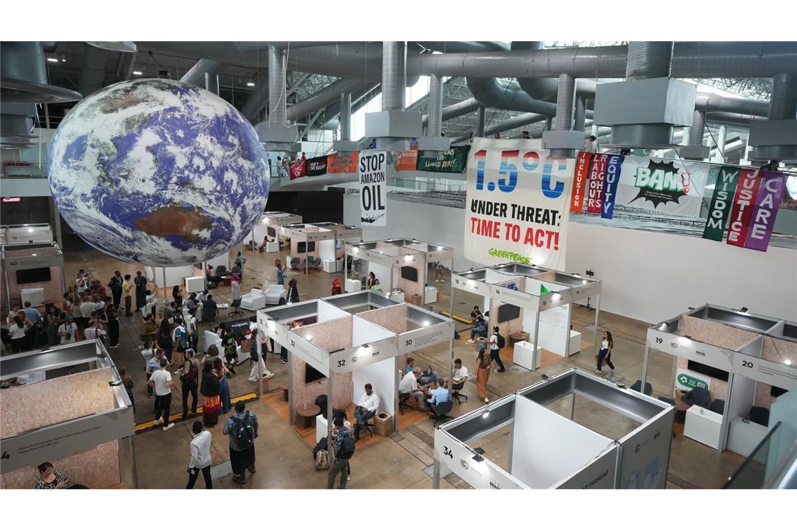 Auch auf dem Tagungsgelände gab es Protestaktionen.