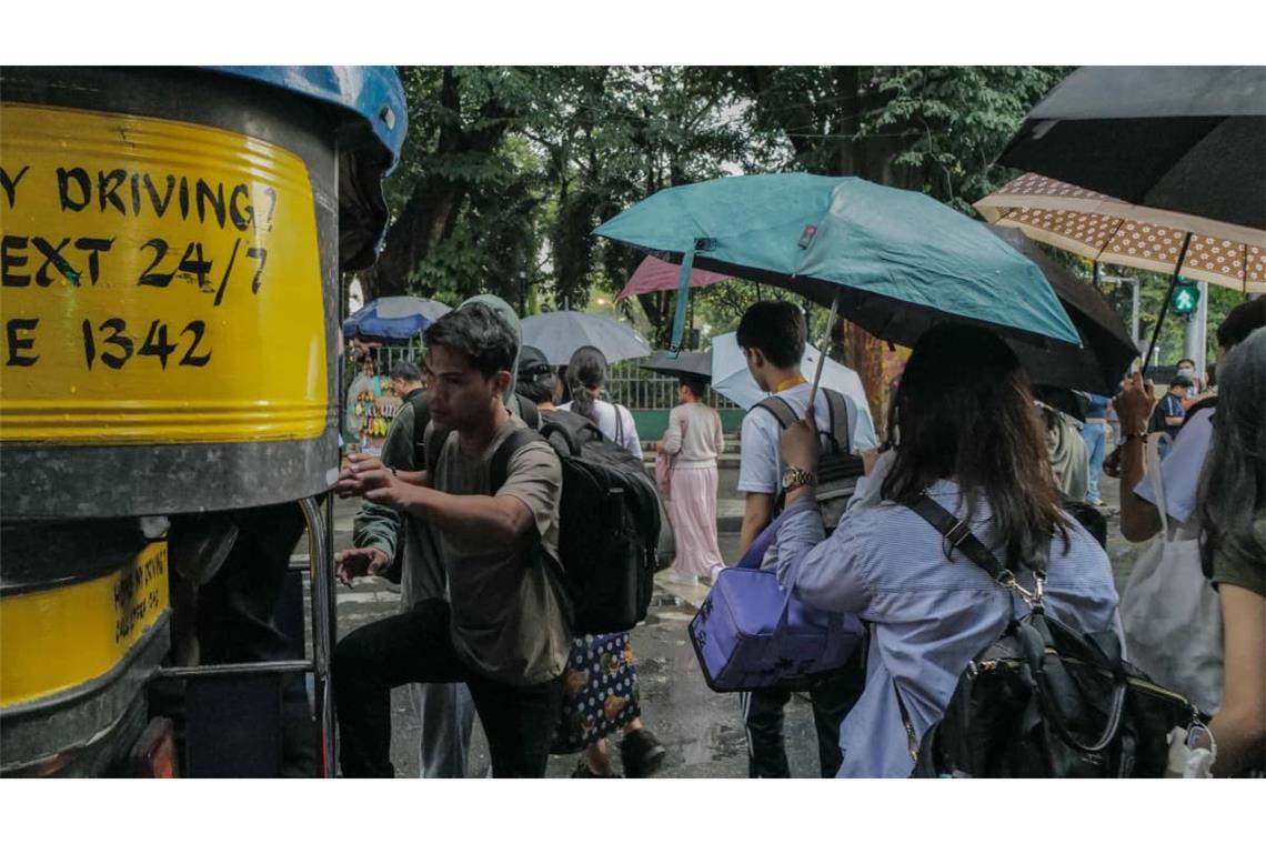 Auch auf den Philippinen sorgte der Taifun „Dujuan“ für Chaos.