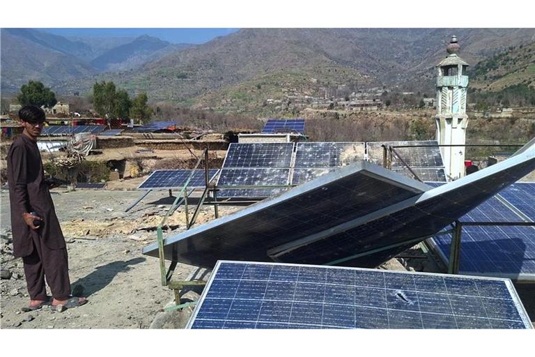 Auch auf pakistanischer Seite gab es Schäden nach Gefechten zwischen afghanischen und pakistanischen Truppen.