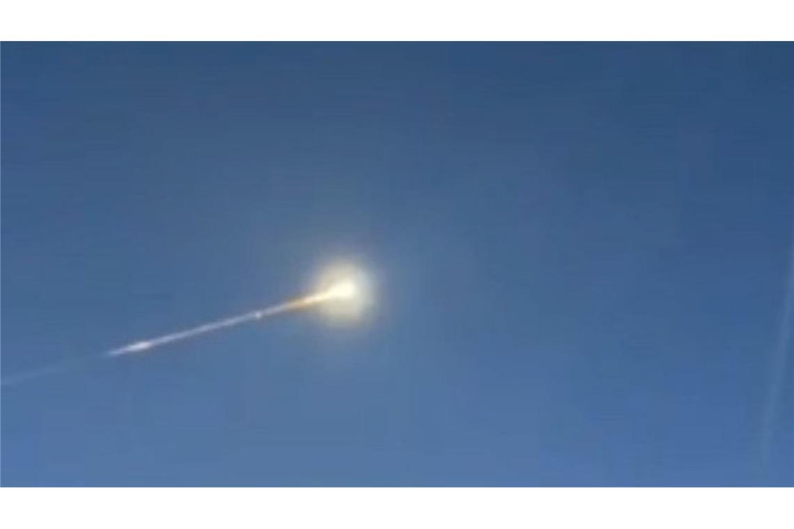 Auch aus weiter Entfernung war das Lichtspektakel sichtbar.