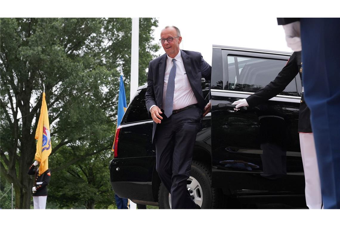 Europäer arbeiten an Garantien für Kiew - keine US-Truppen Auch Bundeskanzler Merz war bei dem Treffen dabei.