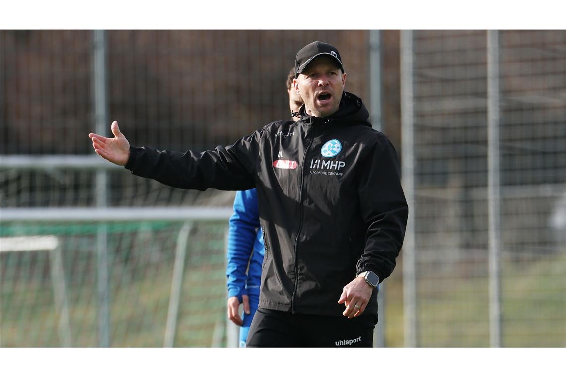 Auch Co-Trainer Daniel Lang gab Kommandos.