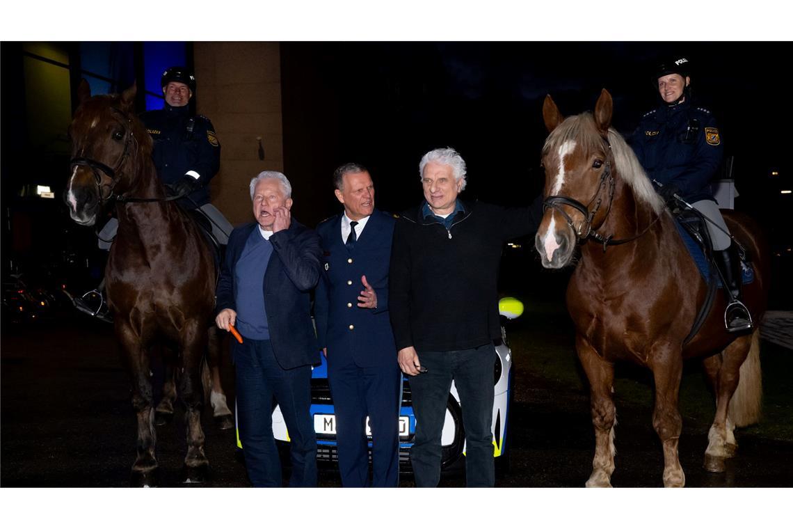 Auch der Münchner Polizeipräsident verabschiedete die Fernseh-Kommissare.
