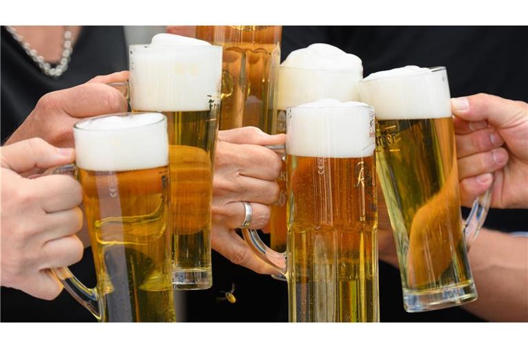 Auch deutsches Bier besticht durch eine schöne Schaumkrone.