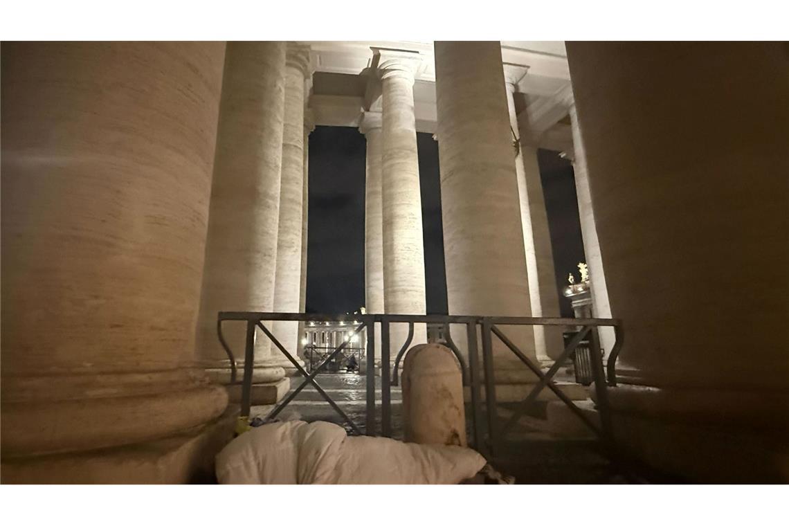 Auch dicke Schlafsäcke reichen jetzt nicht wirklich aus.