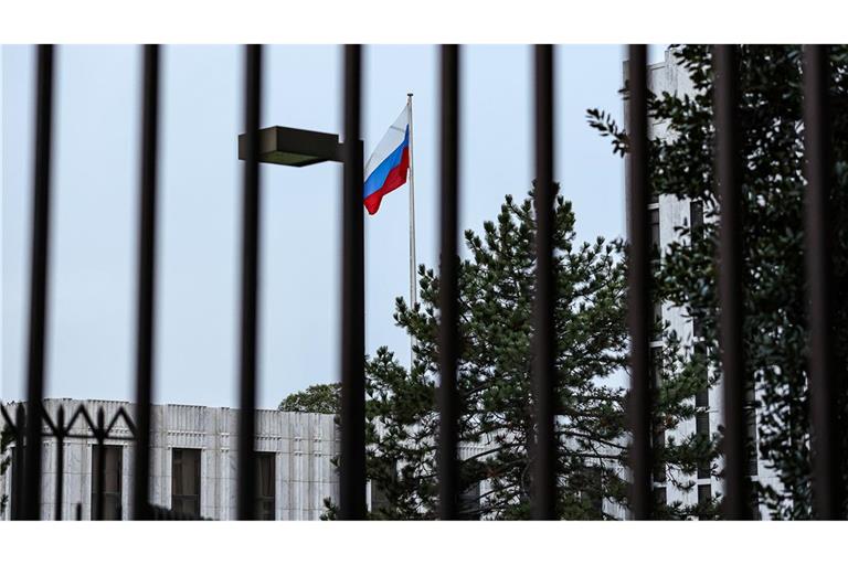 Auch die Botschaft Russlands in Washington arbeitete zuletzt mit Minimalbesetzung. (Archivbild)