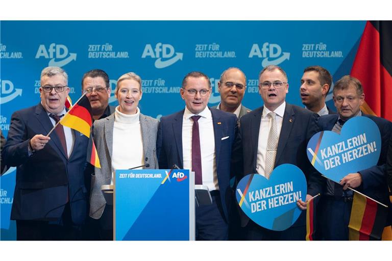 Auch die Reden, die beim Bundesparteitag der AfD in Riesa im vergangenen Januar gehalten wurden, flossen in die Neubewertung durch den Verfassungsschutz ein. (Archivfoto)