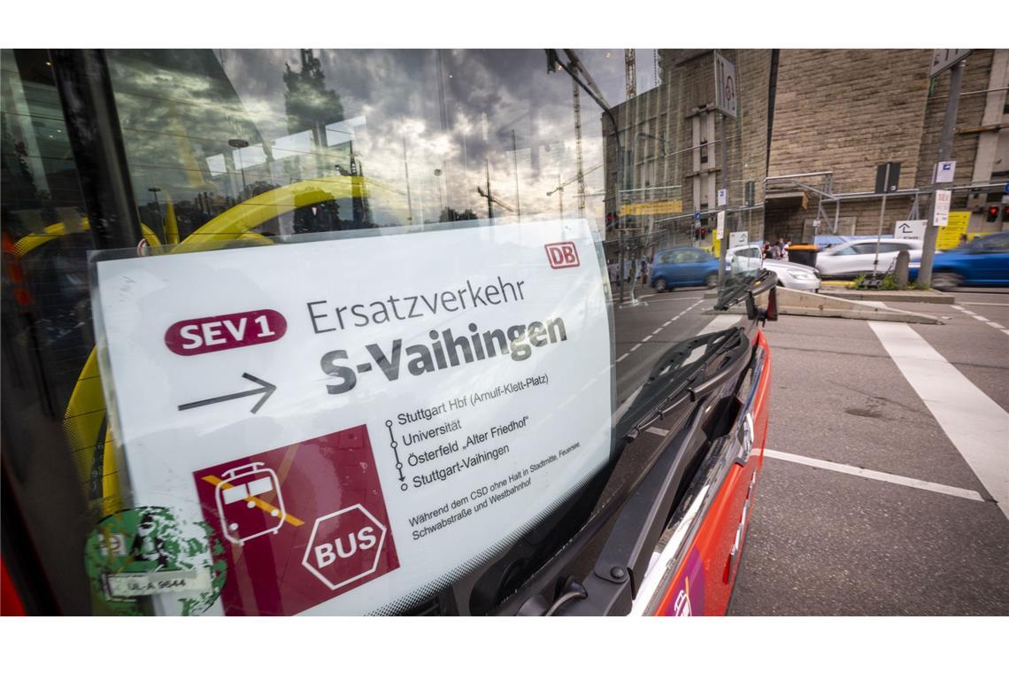Etliche Bahn-Baustellen im Südwesten im Jahr 2025 Auch die Stuttgarter Stammstrecke der S-Bahn wird wieder wegen Bauarbeiten gesperrt.