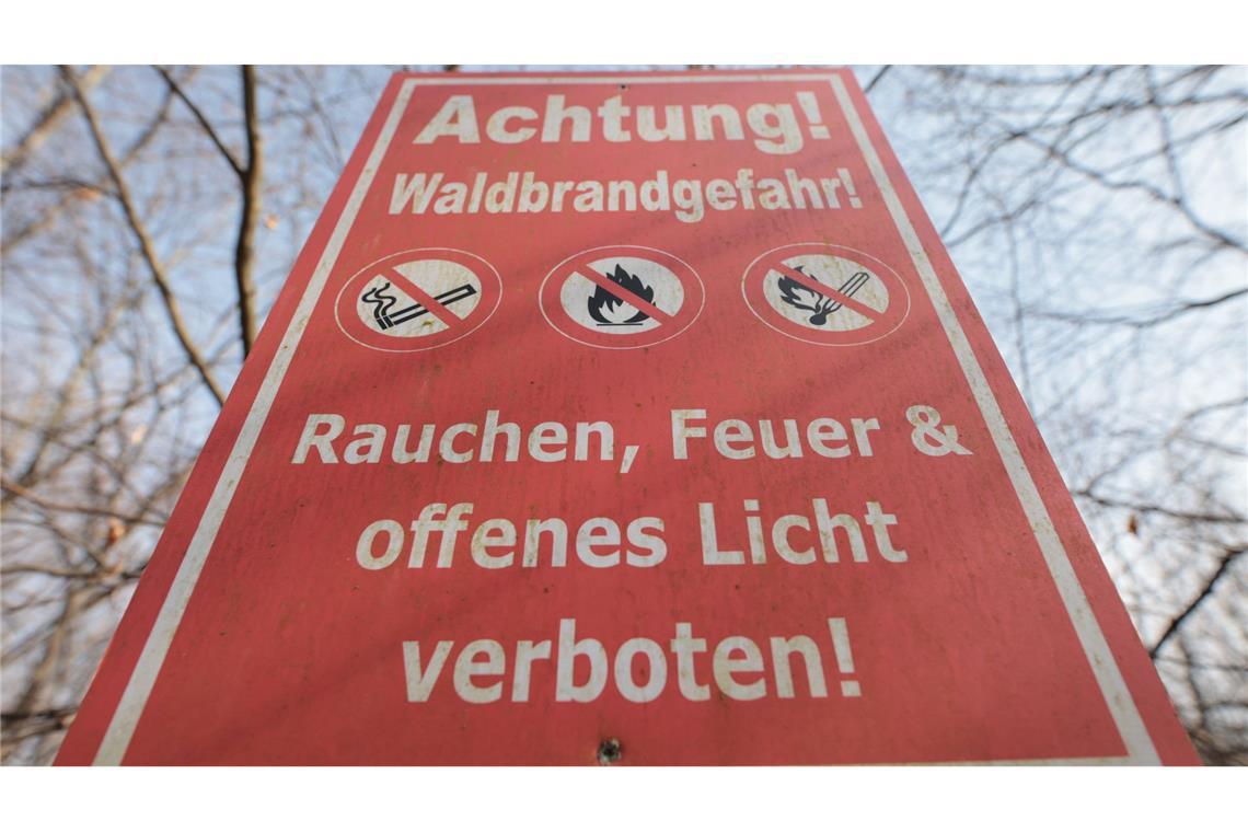 Trockenperiode in Deutschland - was sind die Folgen? Auch die Waldbrandgefahr steigt durch die Trockenperiode. (Archivbild)