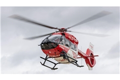 Auch ein Rettungshubschrauber war im Einsatz (Symbolfoto).