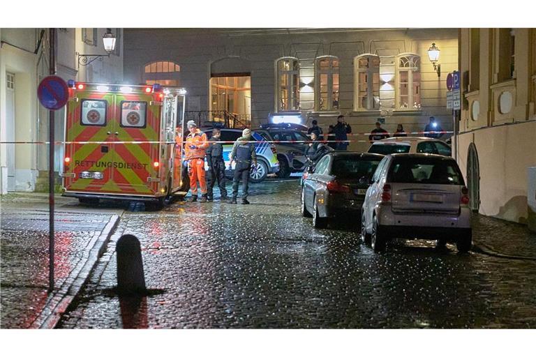 Auch ein Rettungswagen war vor Ort.