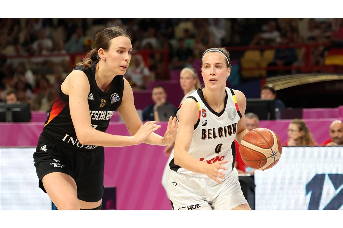 Belgien zu stark: EM-Aus für deutsche Basketballerinnen Auch Emily Bessoir konnte das Viertelfinal-Aus nicht verhindern.