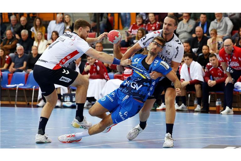 Auch für  Antonio Serradilla gab es kein Durchkommen gegen die SG-Abwehr – der Spanier erwischte eine schlechten Tag.