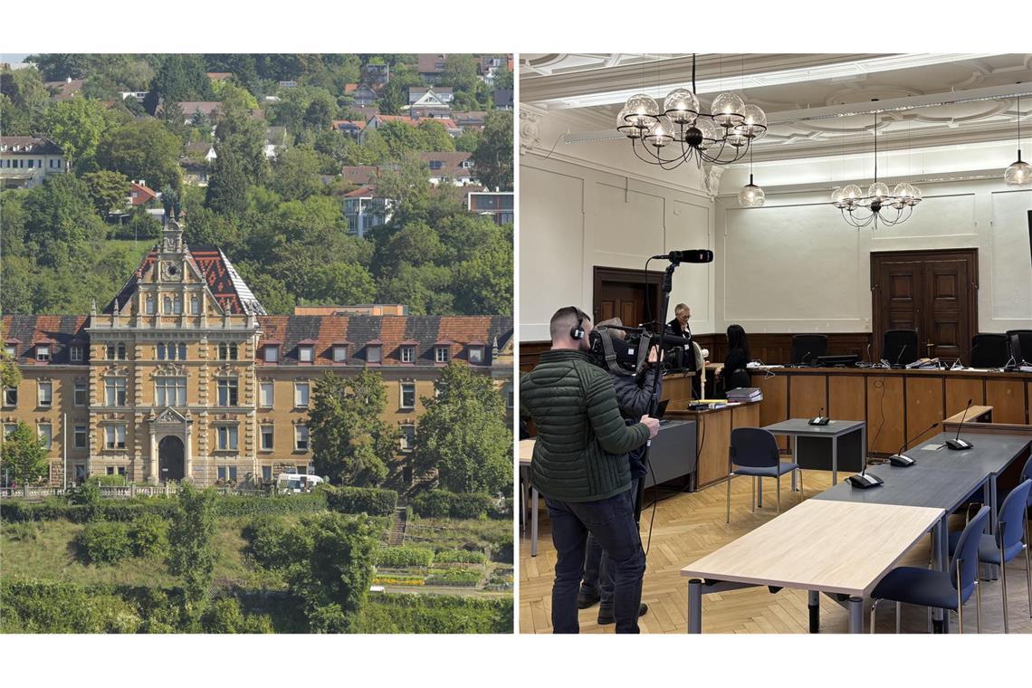 Auch im Behandlungszimmer des verurteilten Arztes in der Tübinger Psychiatrie (links) kam es zum Sex mit seiner Patientin. Am Mittwoch wurde am Landgericht Tübingen das Urteil im Berufungsprozess verkündet.