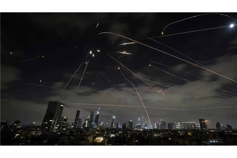 Auch in der Nacht griff der Iran wieder an.