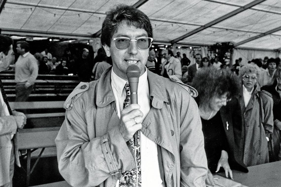 „Mir hat es viel Freude gemacht“ Auch in jungen Jahren hatte Erich Hägele schon oft etwas zu sagen. Foto: BKZ-Archiv
