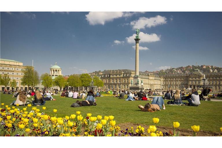 Auch in Stuttgart werden frühsommerliche Temperaturen erwartet.