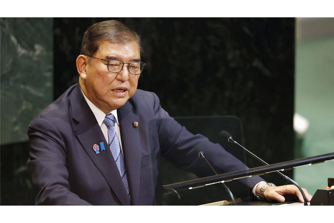 Japan plant ebenfalls die Anerkennung eines palästinensischen Staates Auch Japans Regierungschef Shigeru Ishiba hat in Aussicht gestellt, Palästina als Staat anzuerkennen. (Archivbild).