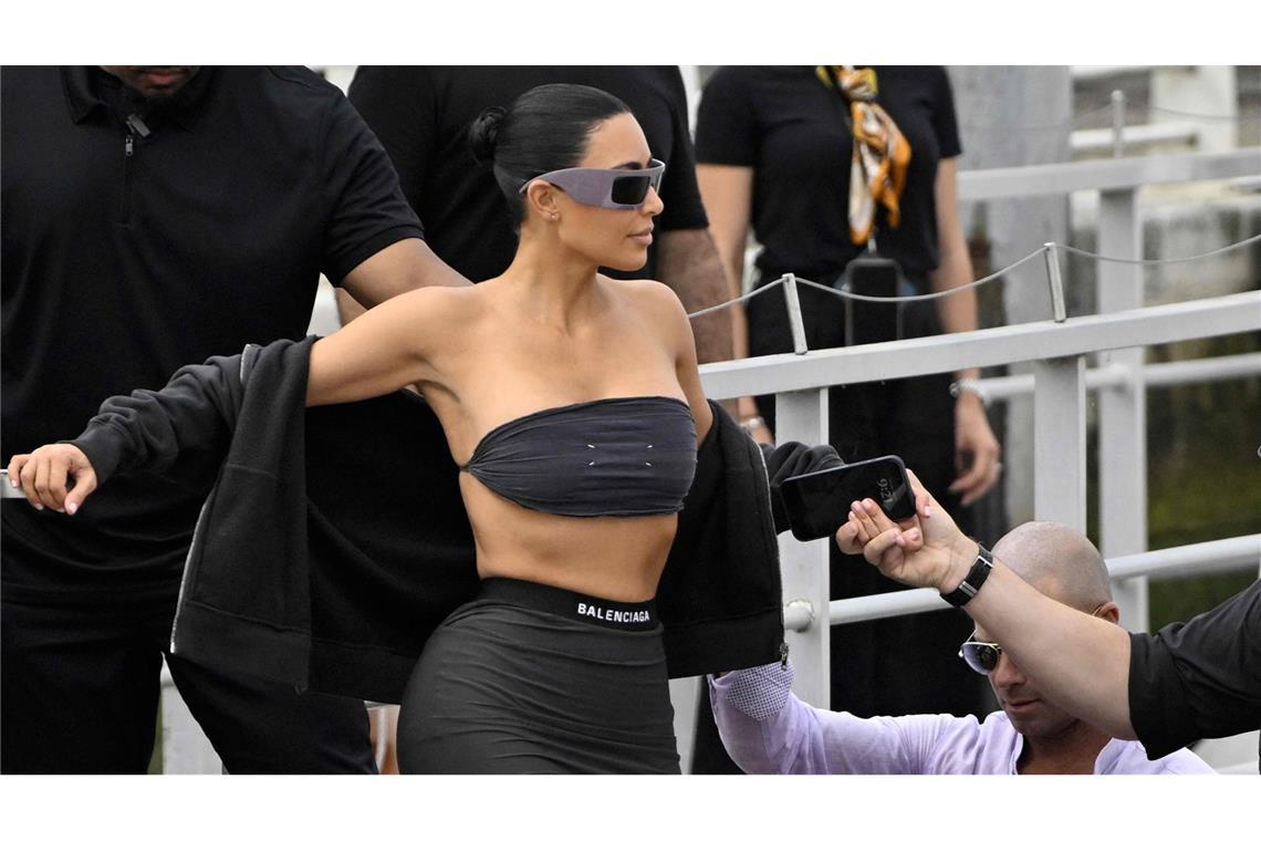 Vor Bezos-Hochzeit: Venedig im Ausnahmezustand Auch Kim Kardashian lässt sich in Venedig blicken.
