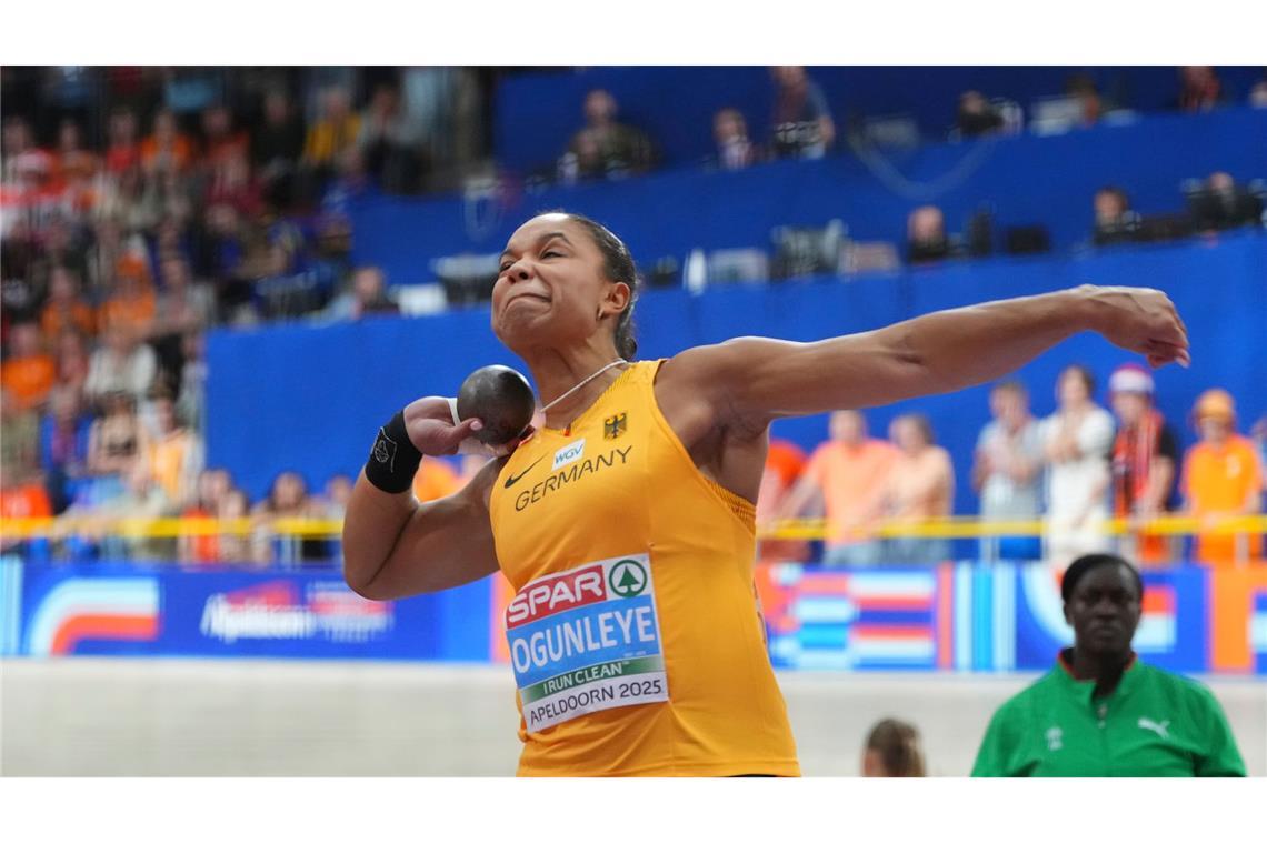 Ohne Mihambo, ohne Ogunleye - eine WM ohne Stellenwert? Auch Kugelstoß-Olympiasiegerin Yemisi Ogunleye verzichtet auf die Hallen-WM in China.