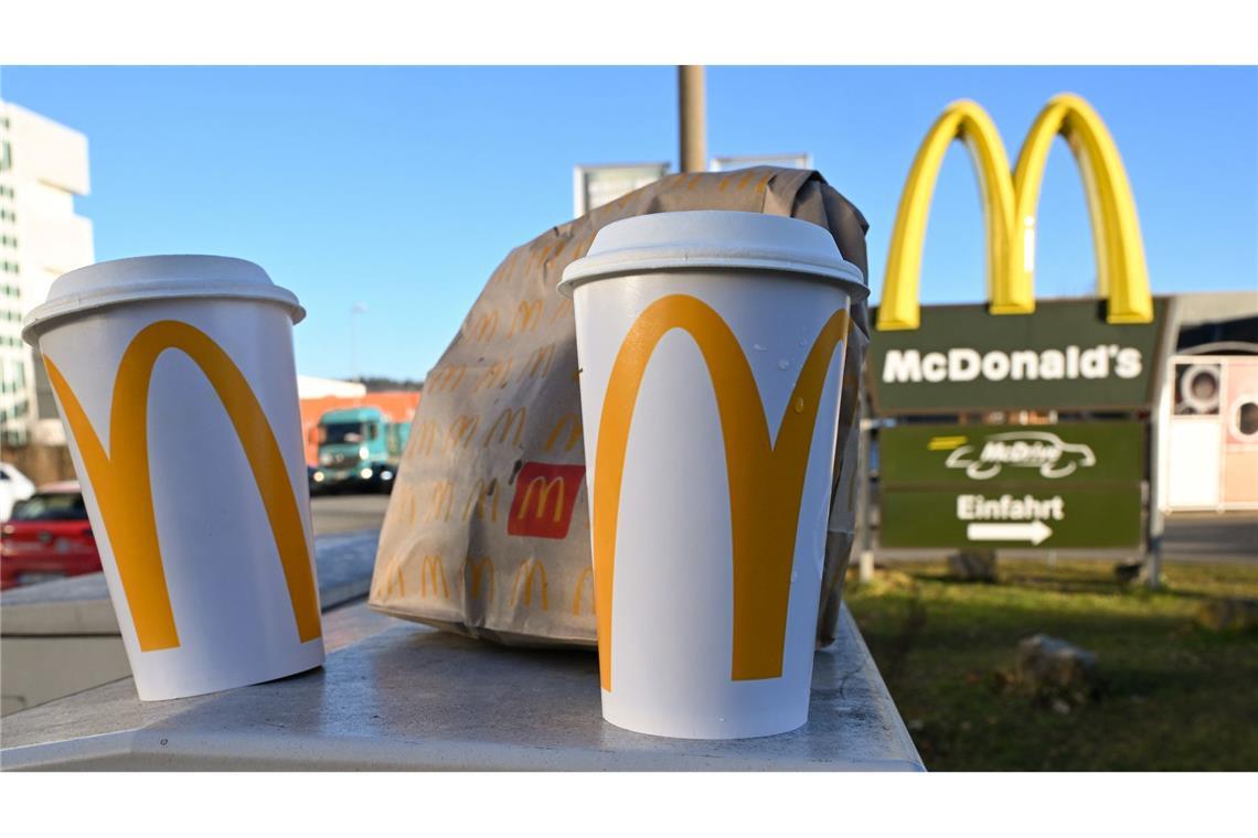US-Konzerne spüren Zollpolitik Trumps Auch MacDonald's bemerkt die Handelspolitik von Trump. (Archivbild)