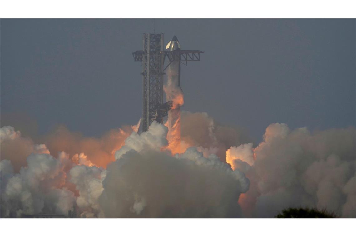 Panne bei "Starship"-Test: Rakete explodiert vor dem Start Auch mehrere Testflüge in der Vergangenheit liefen nicht wie geplant. (Archivbild)