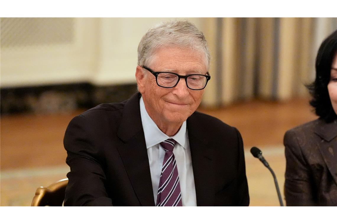 Trump gibt Dinner für Tech-Giganten - Elon Musk nicht dabei Auch Microsoft-Gründer Bill Gates nahm am Abendessen teil.