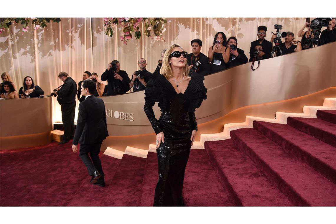 Auch Miley Cyrus war bei den 83. Golden Globes im Beverly Hilton.