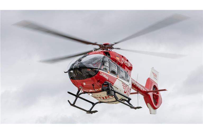 Auch Rettungshubschrauber waren im Einsatz. (Symbolbild)