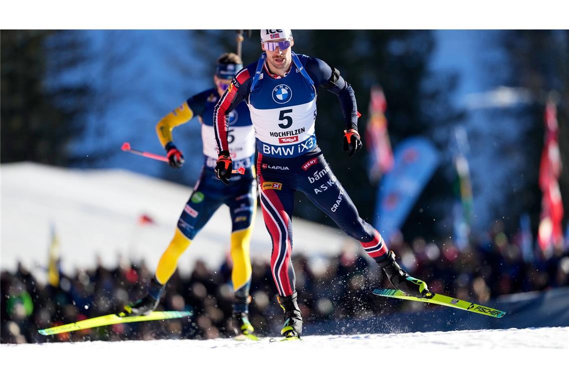 Auch sein Teamkollege Sturla Holm Laegreid fällt krank aus. (Archivbild)