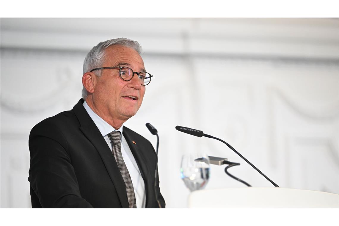 Auch Thomas Strobl (CDU) hielt eine Rede.