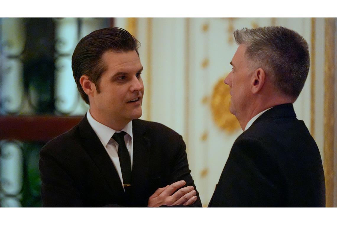 Impfgegner als Gesundheitsminister? Neuer Trump-Aufreger Auch Trumps umstrittener Wunschkandidat für das Justizministerium, Matt Gaetz, feierte mit.