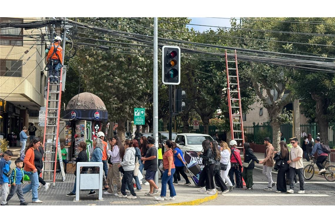 Großteil von Chile hat wieder Strom Auch viele Ampeln in dem südamerikanischen Land fielen aus.
