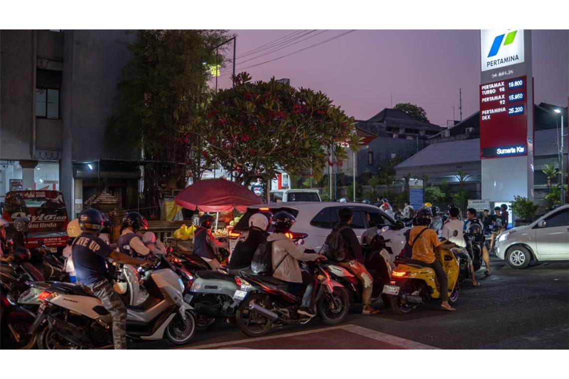 Auf Bali fehlt Sprit.