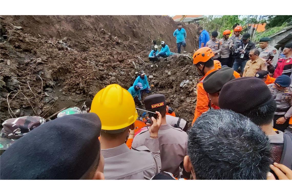 23 Tote bei Erdrutschen auf Bali und Java Auf Bali und Java wurden mindestens elf Menschen vermisst. (Foto aktuell)
