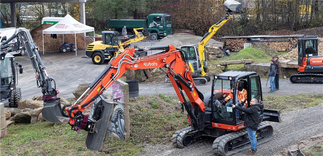 Auf dem Gelände der Firma Holp kann nach Herzenslust getestet werden. Foto: J. Fiedler