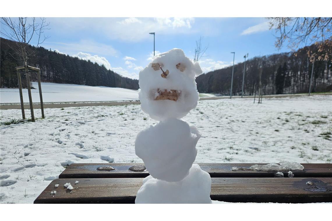 Auf der Alb lagen einige Zentimeter Pulverschnee.