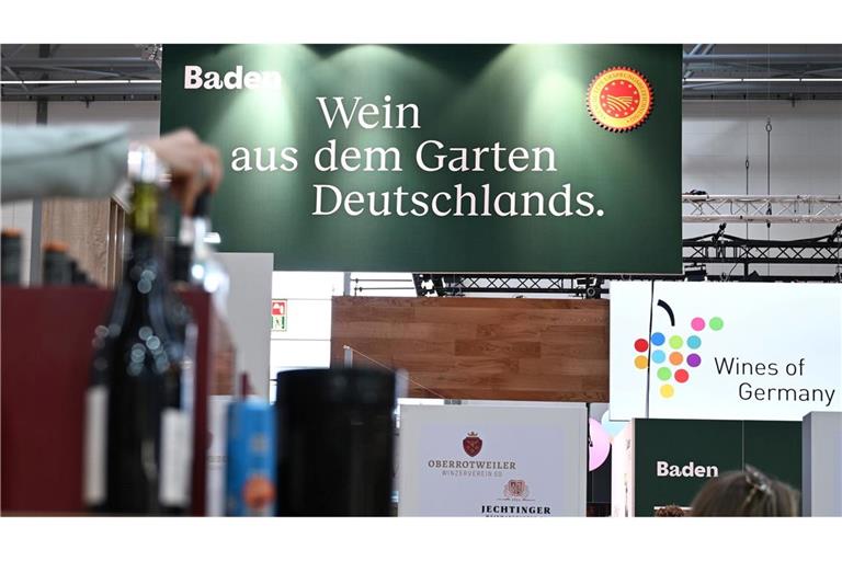 Auf der Weinmesse Prowein werden viele Weine vorgestellt.