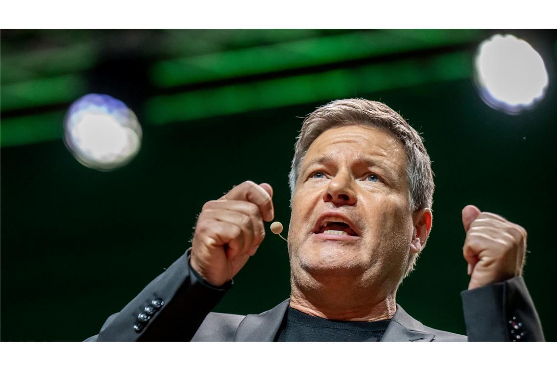 Habeck: Würde Ukraine Taurus-Marschflugkörper liefern Auf Distanz zu Bundeskanzler Olaf Scholz: Grünen-Spitzenkandidat Robert Habeck.