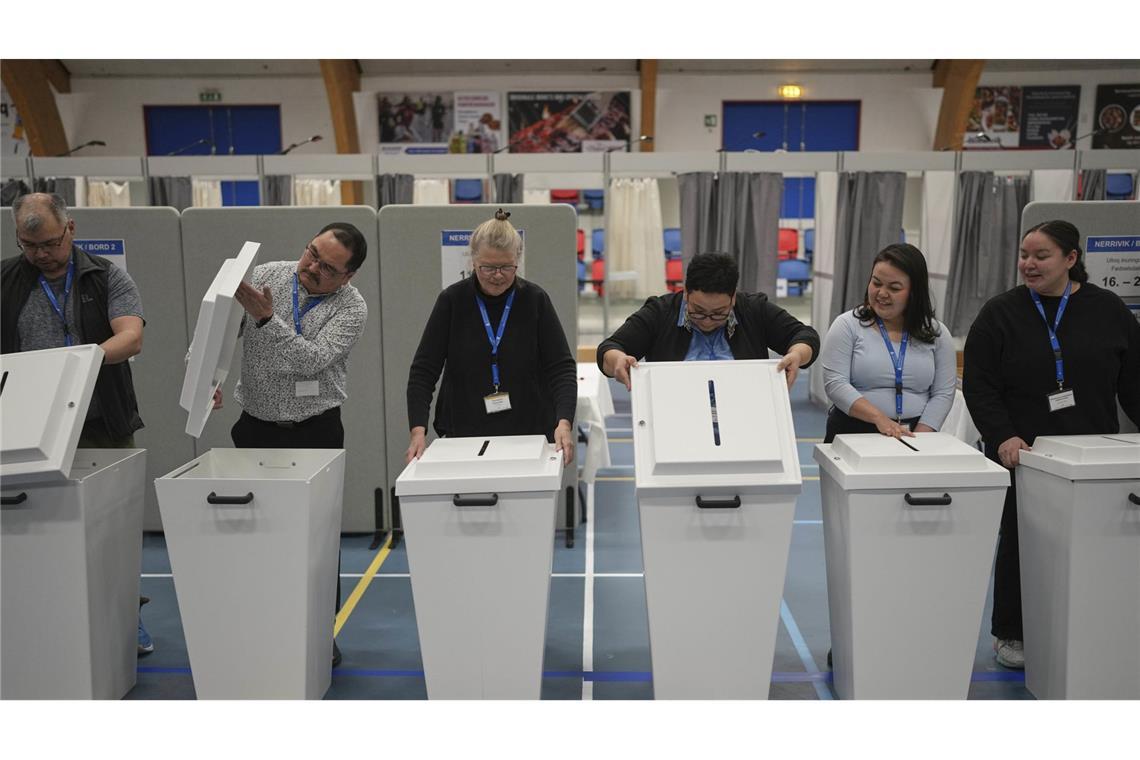 Parlamentswahl auf Grönland begonnen Auf Grönland wird das neue Parlament gewählt.