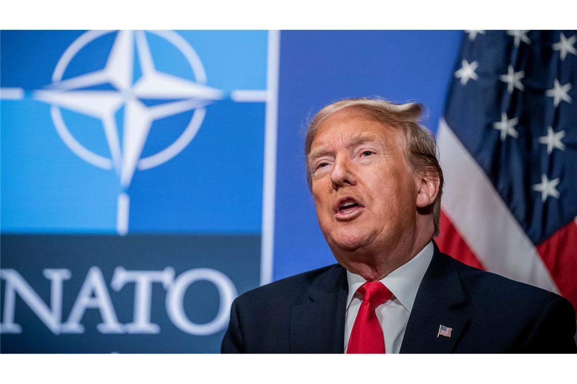 Bereit für den Krieg? EU plant für das Worst-Case-Szenario Auf ihn will sich kaum einer in Europa verlassen: US-Präsident Donald Trump. (Archivbild)