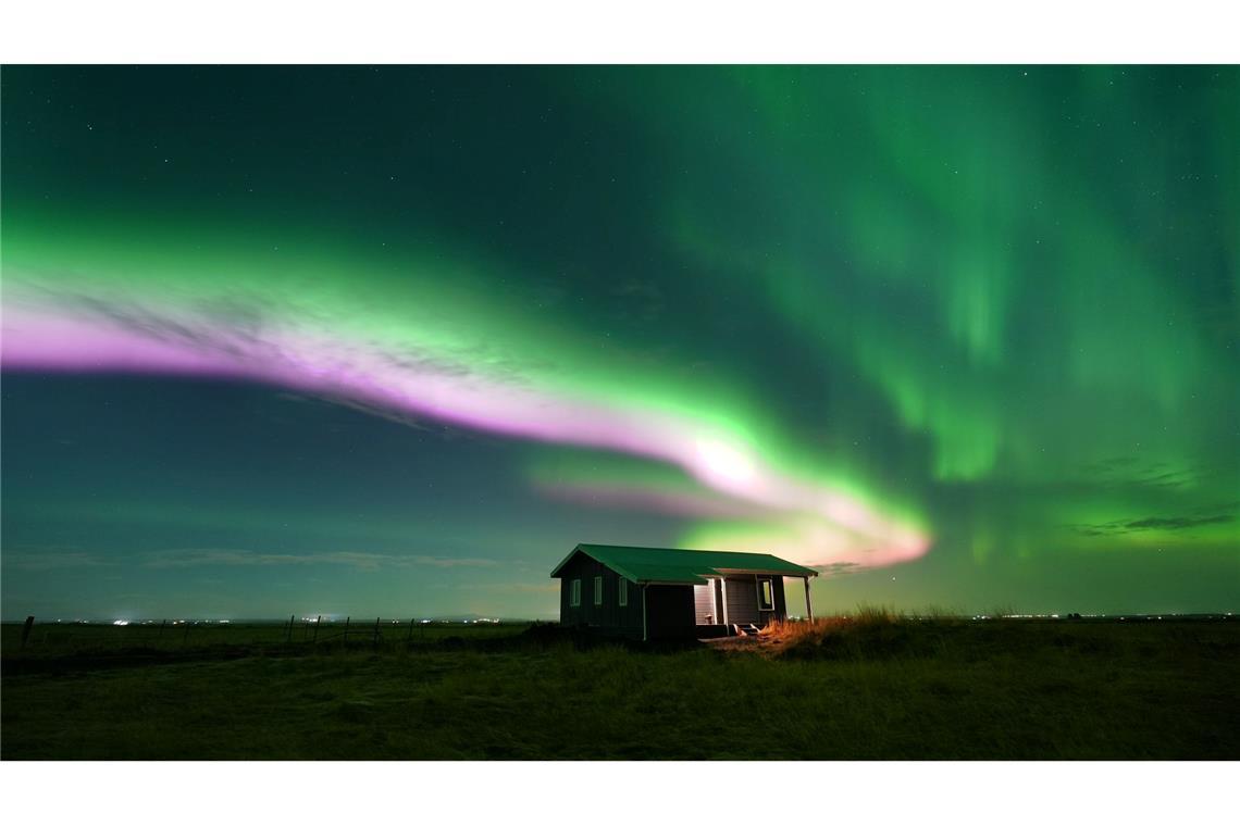 Aurora Borealis über Island