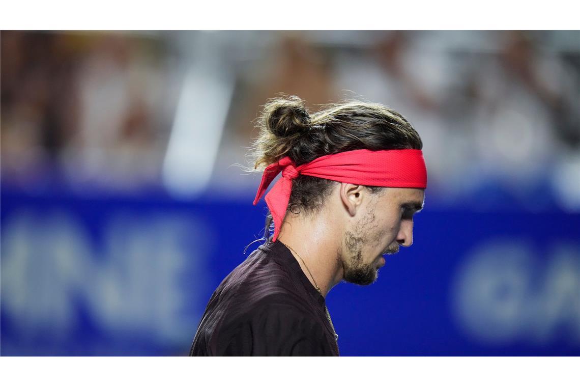 Melbourne wirkt nach: Zverev außer Form Aus im Achtelfinale von Acapulco: Alexander Zverev.