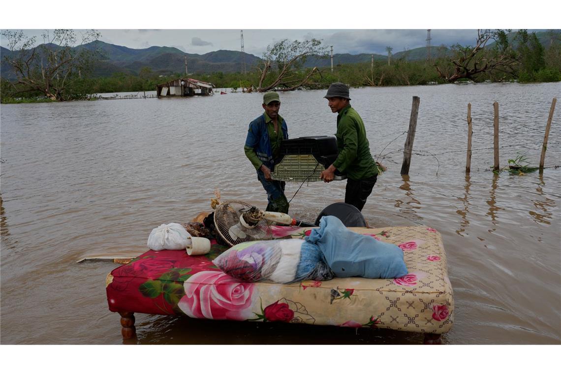 Aus Kuba wurden trotz heftiger Überschwemmungen zunächst keine Toten gemeldet.