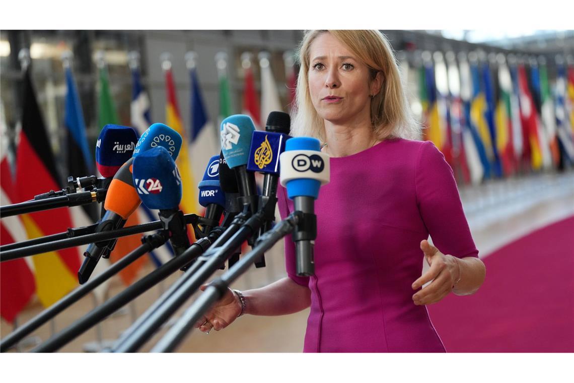 Aus Sicher der EU-Außenbeauftragten Kaja Kallas will der Iran den Konflikt ausweiten und Chaos verbreiten.