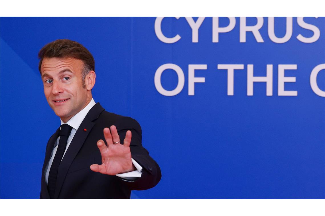 Aus Sicht von Macron ist das Rüstungsprojekt FCAS nicht am Ende.