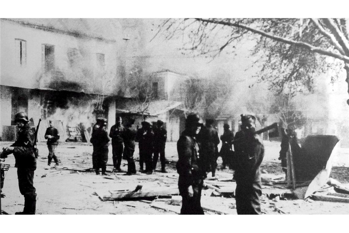 Ausgangspunkt ist eine Klage griechischer Opfer des NS-Massakers von Distomo vom 10. Juni 1944, bei dem die Waffen-SS 218 Bewohner des Dorfes massakrierte. (Archivbild)