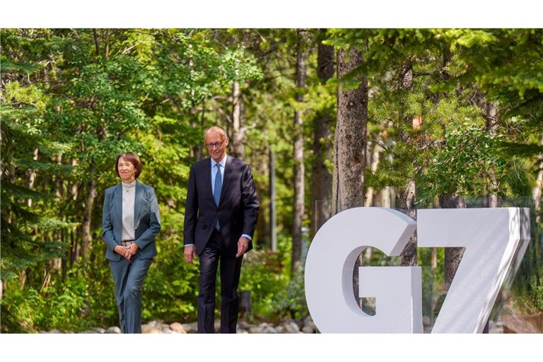 Aussagen von Bundeskanzler Friedrich Merz zu Israel und Iran am Rande des G7-Gipfels sorgen bei einigen in Deutschland für Befremden. (Archivbild)