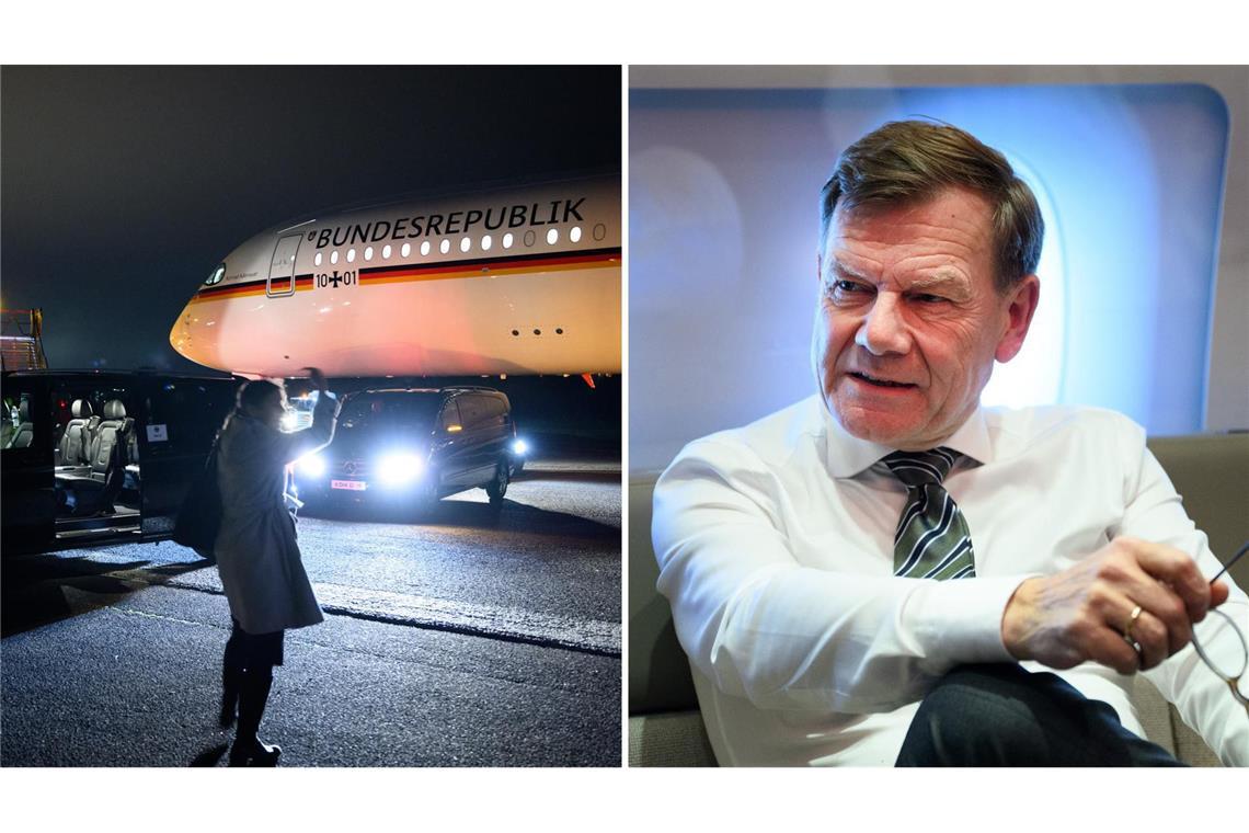 Wadephul muss Airbus in Belfast auf Landebahn verlassen Außenminister Wadephul musste den Airbus in Belfast auf der Landebahn verlassen.